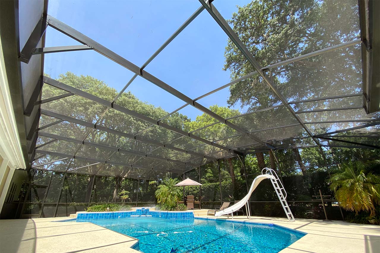 Home pool screen